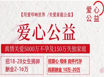 大祥捐卵助孕生子 爱心志愿者招募